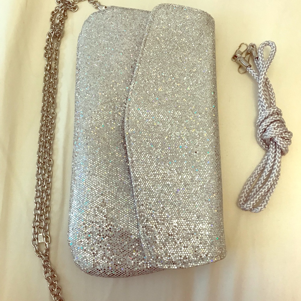 Sparkly cross body or hand held